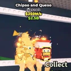 Chipso and Queso 250 M s (Секретный персонаж) — Roblox, лот №224388