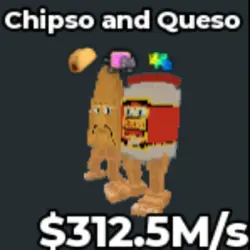 CHIPSO AND QUESO 312.5 M s (Секретный персонаж) — Roblox, лот №224415