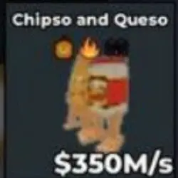 CHIPSO AND QUESO 350 (Секретный персонаж) — Roblox, лот №224423