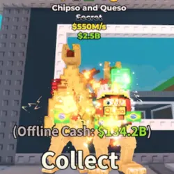 Chipso and Queso 550M s (Секретный персонаж) — Roblox, лот №224467
