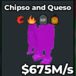 Chipso and Queso 675M s (Секретный персонаж) — Roblox, лот №224494