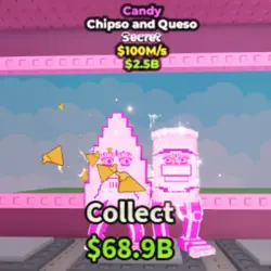 Chipso and Queso Candy 100M s (1 1) (Секретный персонаж) — Roblox, лот №224542