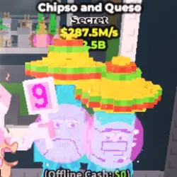 Chipso and Queso Diamond 287.5M s (Секретный персонаж) — Roblox, лот №224554