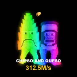 Chipso and Queso Rainbow 312.5M s Exclusive - Ultra Rare (С… — Roblox, лот №224637