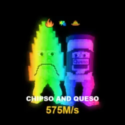 Chipso and Queso Rainbow 575M s Exclusive - Ultra Rare (Сек… — Roblox, лот №224642