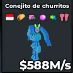 Churrito Bunnito 588 M S - Diamond V109 (Секретный персонаж) — Roblox, лот №224650