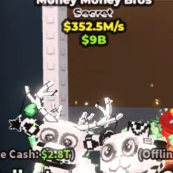 Clean [Yin yang] Money Money Bros 352.5M *118 (Секретный пе… — Roblox, лот №224551