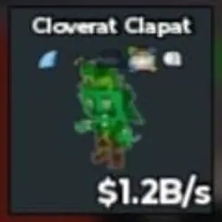 Cloverat Clapat 1.2B s Kiisuki (Секретный персонаж) — Roblox, лот №224573