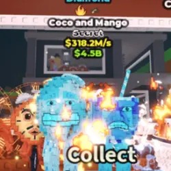 Coco and Mango 318.2M s Secret Diamont (Секретный персонаж) — Roblox, лот №224438