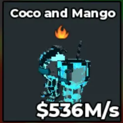 Coco and Mango 536M S CYBER Og (Секретный персонаж) — Roblox, лот №224521