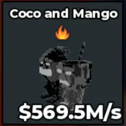 Coco and Mango 569.5M S PHANTOM Og (Секретный персонаж) — Roblox, лот №224529