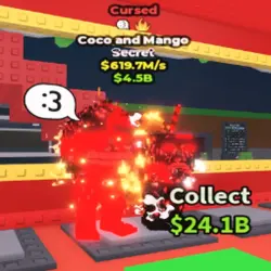 Coco and Mango 619M s Cursed (Секретный персонаж) — Roblox, лот №224541