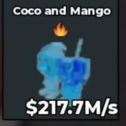 Coco and Mango Diamond Fire Trait 217M s (Секретный персона… — Roblox, лот №224581