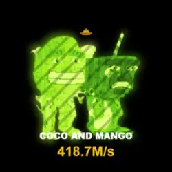 Coco and Mango Radioactive 418.7M s Exclusive - Ultra Rare … — Roblox, лот №224610