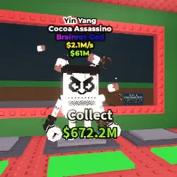 Cocoa Assassino - 2.1M s - Yinyang (Brainrot God персонаж) — Roblox, лот №224649