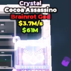 Cocoa Assassino Crystal (Brainrot God персонаж) — Roblox, лот №224672
