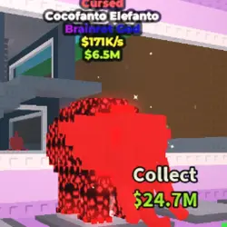 Cocofanto Elefanto Cursed Very RARE (Brainrot God персонаж) — Roblox, лот №224734