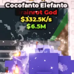 Cocofanto Elefanto Rainbow 332.5 K s (Brainrot God персонаж) — Roblox, лот №224758