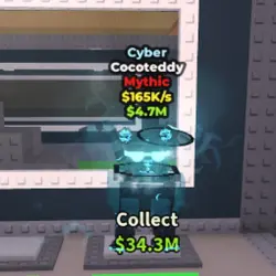 Cocoteddy Cyber 165K s (Brainrot God персонаж) — Roblox, лот №224752