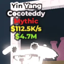 Cocoteddy Ying - Yang (Мифический персонаж) — Roblox, лот №224765