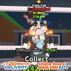 Cola Cat 1.9M s (Brainrot God персонаж) — Roblox, лот №224772