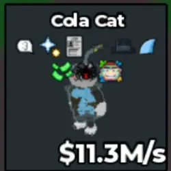 COLA CAT 11.3M (Brainrot God персонаж) — Roblox, лот №224774