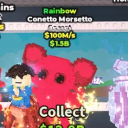 Conetto Morsetto Rainbow (Секретный персонаж) — Roblox, лот №224787