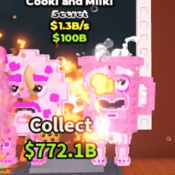 Cooki and Milki 1,3 B s (Секретный персонаж) — Roblox, лот №224791