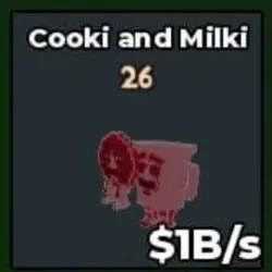 Cooki And Milki ( Trait 26 ) 1B S xln (Секретный персонаж) — Roblox, лот №224793
