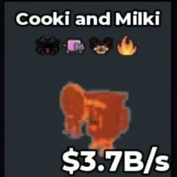 Cooki and Milki - [3.7B s] - Lava - 4 Traits(clean) (Секрет… — Roblox, лот №224795