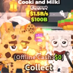 Cooki and Milki 1.5B s Secret 190 (Секретный персонаж) — Roblox, лот №224800