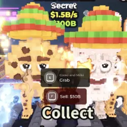 cooki and milki 1.5b with sombrero and fire trait (Секретны… — Roblox, лот №224801