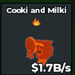 Cooki and Milki 1.7 B s - Lava Mutation @sheweisz4 (Секретн… — Roblox, лот №224802