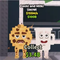 COOKI AND MILKI 155 M S (Секретный персонаж) — Roblox, лот №224805