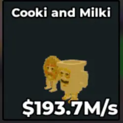 Cooki and Milki 193.7M s Secret Gold 206 (Секретный персона… — Roblox, лот №224807