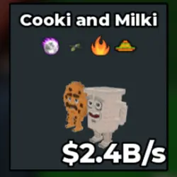 Cooki and Milki 2.4B s (Секретный персонаж) — Roblox, лот №224813