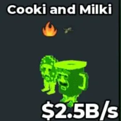 Cooki and Milki 2.5B s (Секретный персонаж) — Roblox, лот №224814