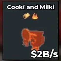 Cooki and Milki 2B s “ Lava “ 2 Traits CLEAN Rare Item Stoc… — Roblox, лот №224819