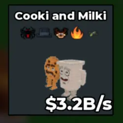 Cooki and Milki 3.2B s (Секретный персонаж) — Roblox, лот №224824