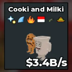 Cooki and Milki 3.4B s (Секретный персонаж) — Roblox, лот №224827