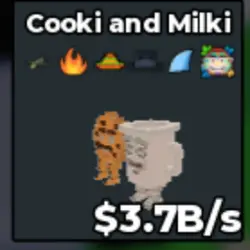 Cooki and Milki 3.7B s quec (Секретный персонаж) — Roblox, лот №224829