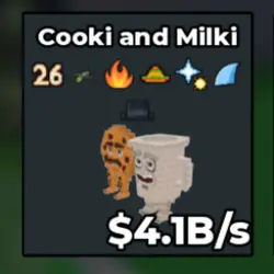 Cooki and Milki 4.1B s (Секретный персонаж) — Roblox, лот №224832