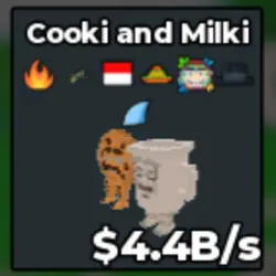 Cooki and Milki 4.4B s quec (Секретный персонаж) — Roblox, лот №224836