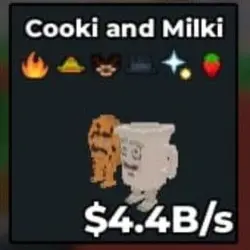 Cooki and Milki 4.4B s Strawberry (OG) Trait Ahyar (Секретн… — Roblox, лот №224837