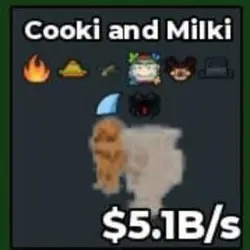 Cooki and Milki 5.1B s zidan (Секретный персонаж) — Roblox, лот №224842