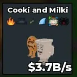 Cooki And Milki 6 Trait 3.7B S xln (Секретный персонаж) — Roblox, лот №224844