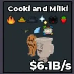 Cooki and Milki 6.1B s Very Rare Strawberry Trait Ahyar (Се… — Roblox, лот №224845