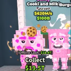 Cooki and Milki Candy Caramelo (Секретный персонаж) — Roblox, лот №224851
