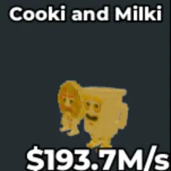 Cooki and Milki Gold (Секретный персонаж) — Roblox, лот №224857