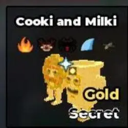 Cooki and Milki Gold $3.6B S (Секретный персонаж) — Roblox, лот №224858